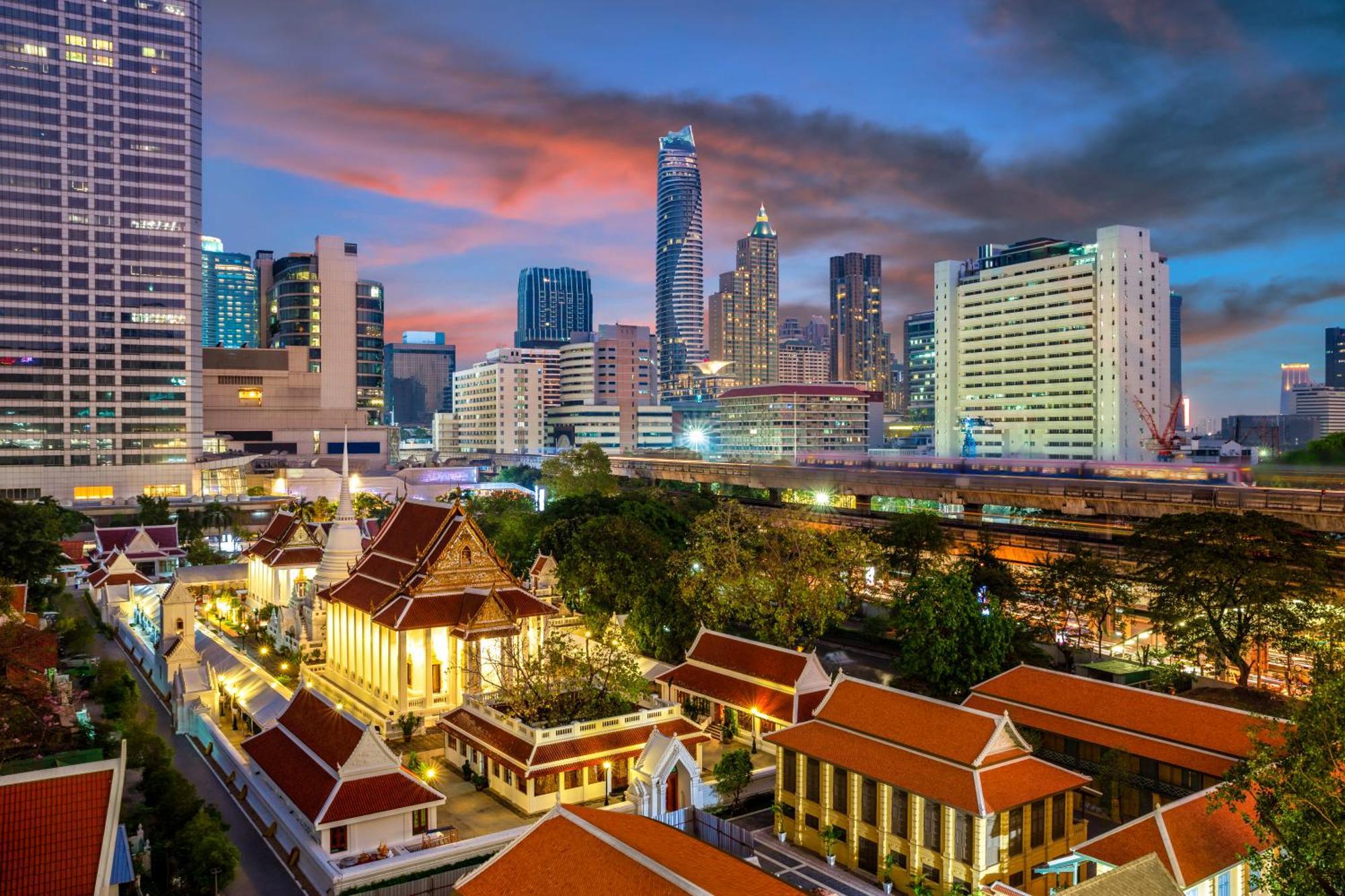 Banthat Thong Hostel Bangkok Eksteriør billede